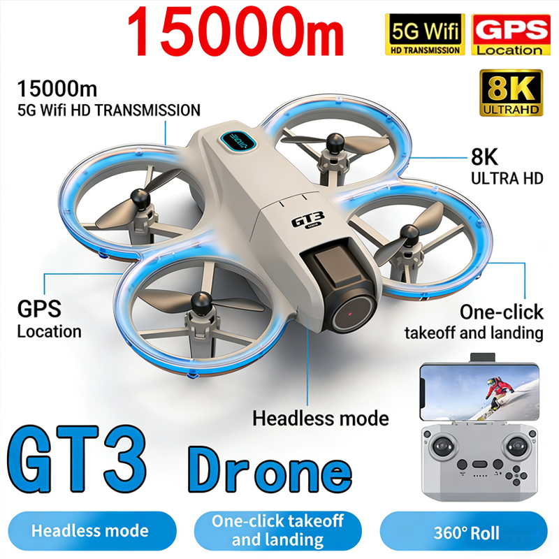 Drone Without Rc - Yeni GT3 MAX Drone 8K HD