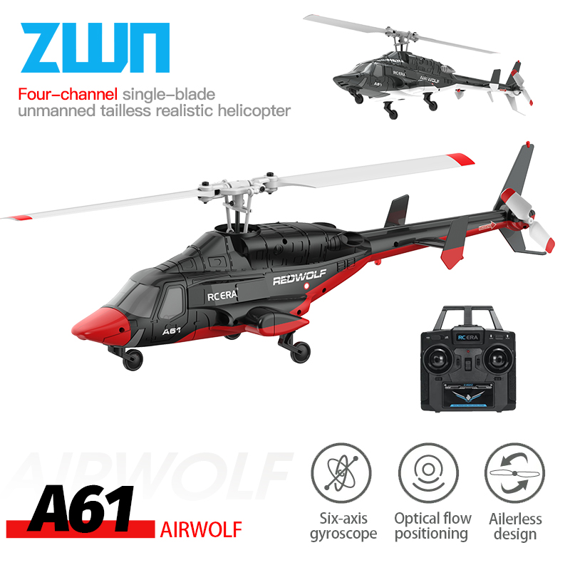 Drone Shahed Rc - A61 RC Helikopter 2.4G 6 Eksenli