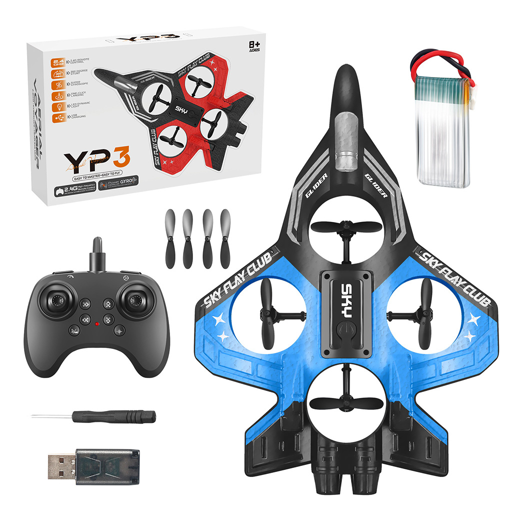Drone Rc Fighter Jet - 2.4G Işıklı RC Drone Uçan Helikopter
