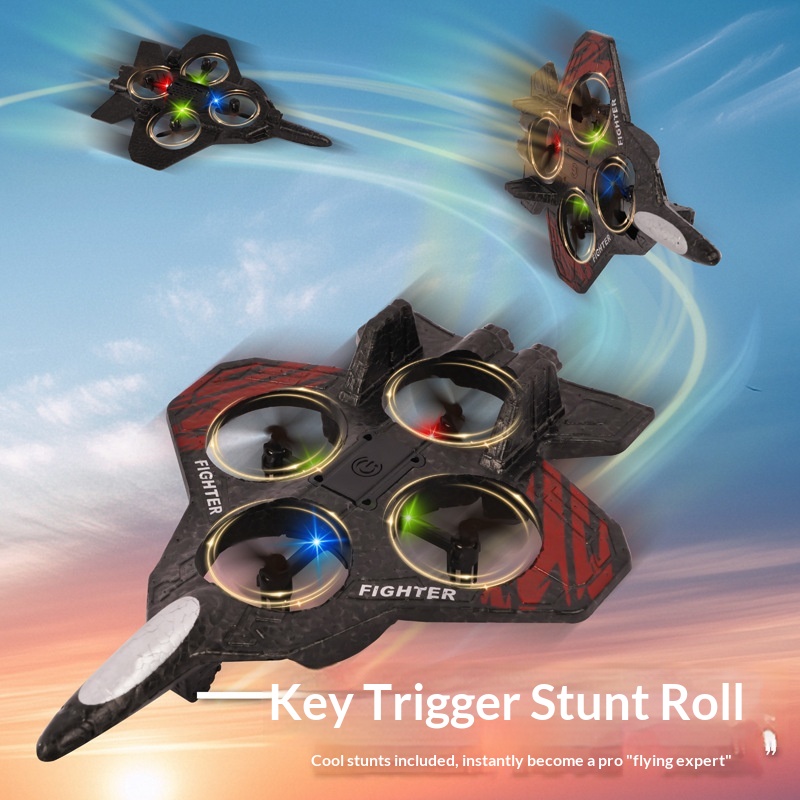 Drone Rc Fighter Jet - Uzaktan Kumandalı Savaş Uçağı Planör Drone
