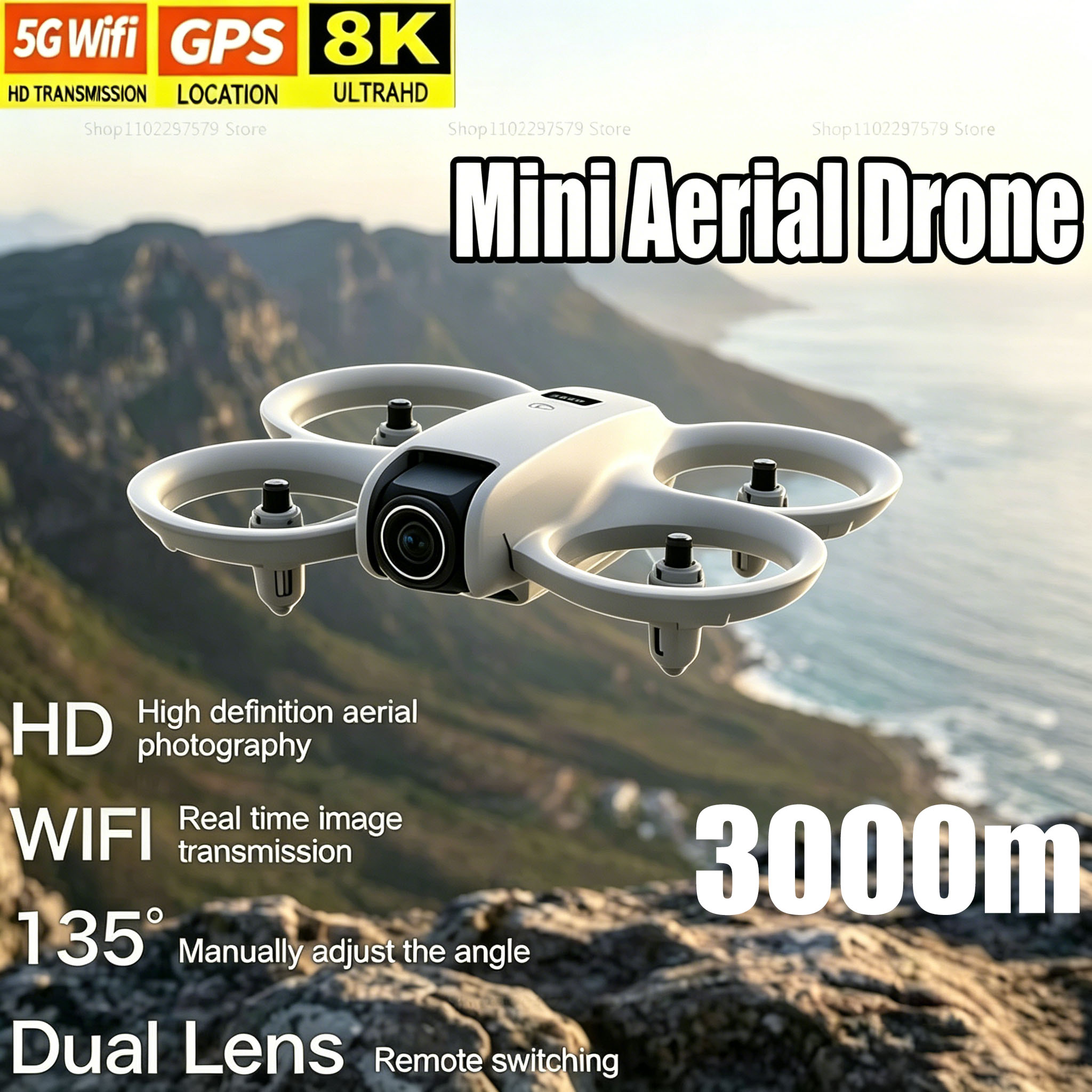 Drone Without Rc - 8K HD Kamera ile Mini Drone