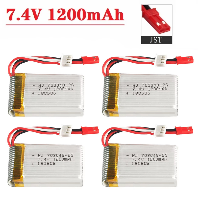 Drone Rcs - Lipo Pil 2S 7.4V 1200mAh 703048