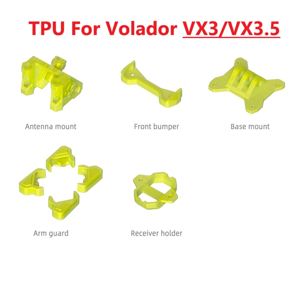 3D Printed Drone Part - FlyFishRC 3D Baskılı Volador VX3/3.5 O3