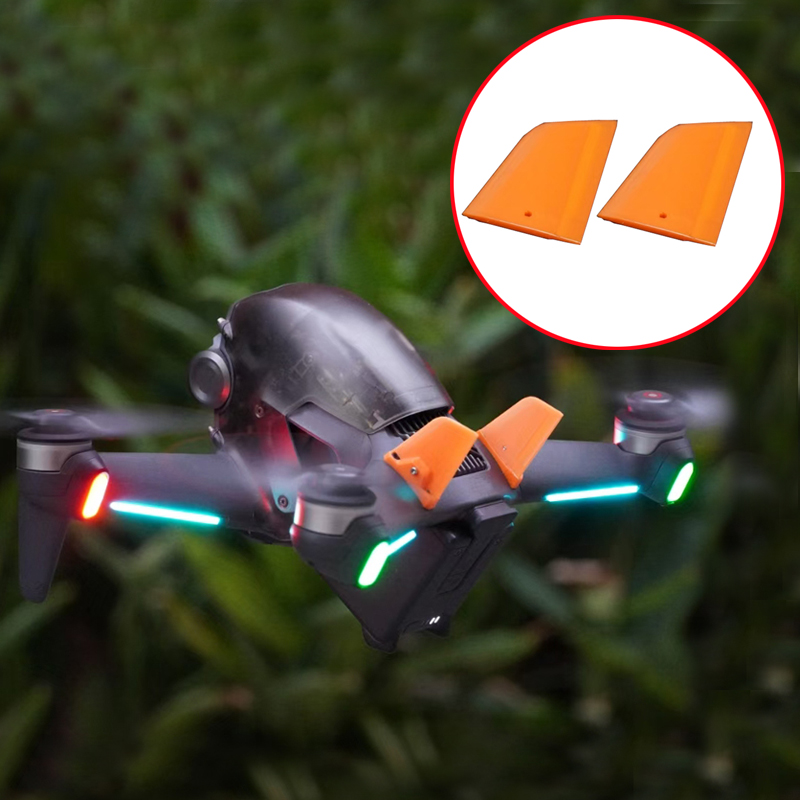3D Printed Drone Part - Dikey Kuyruk Kanat Aerodinamik Uçuş Arka