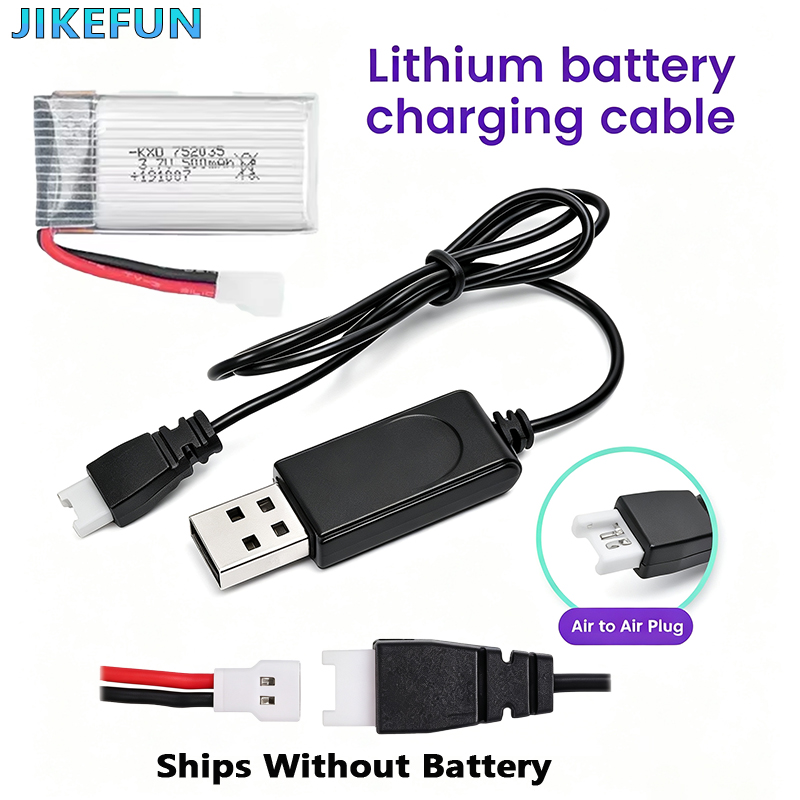 Drone Rc Accessories - 3.7V Lityum Polimer Pil USB Şarj