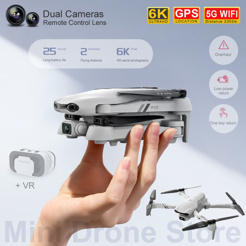 Drone Smart Rc - F10 RC helikopterler hediye GPS Drone