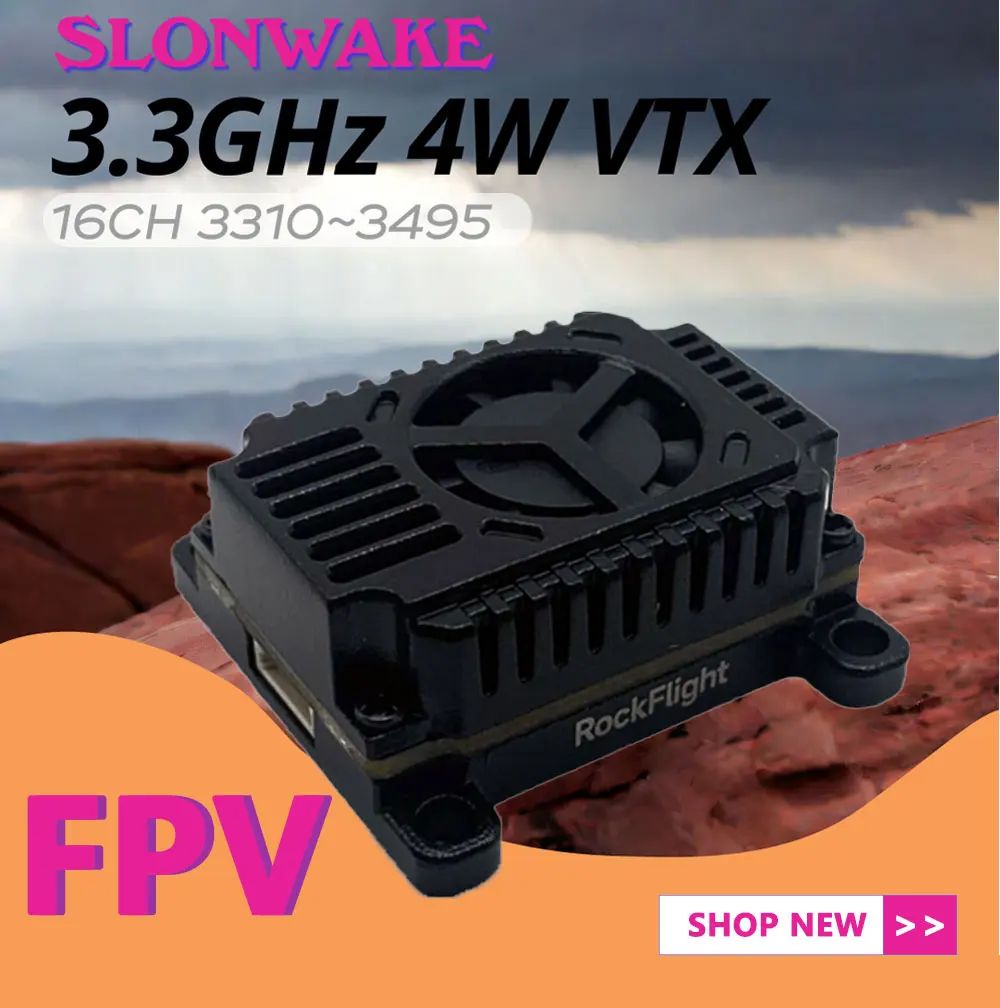 SLONWAKE FPV 3.3G 16CH 4000mW  - Drone Rc Controller incelemesi ve fiyatı