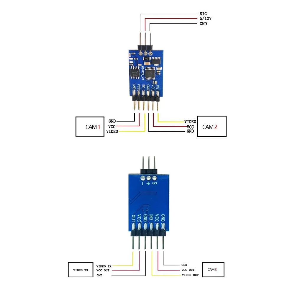 5.8G 3 Kanallı Video Değiştiri - Drone Rc Controller incelemesi ve fiyatı