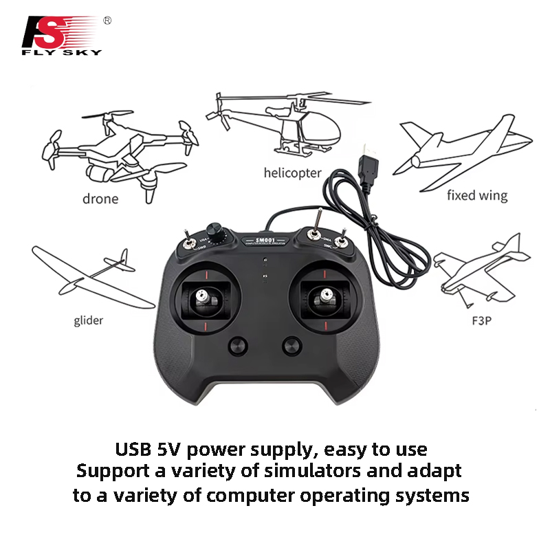 Flysky SM001 8CH RC Helikopter - Drone Rc Simulator incelemesi ve fiyatı