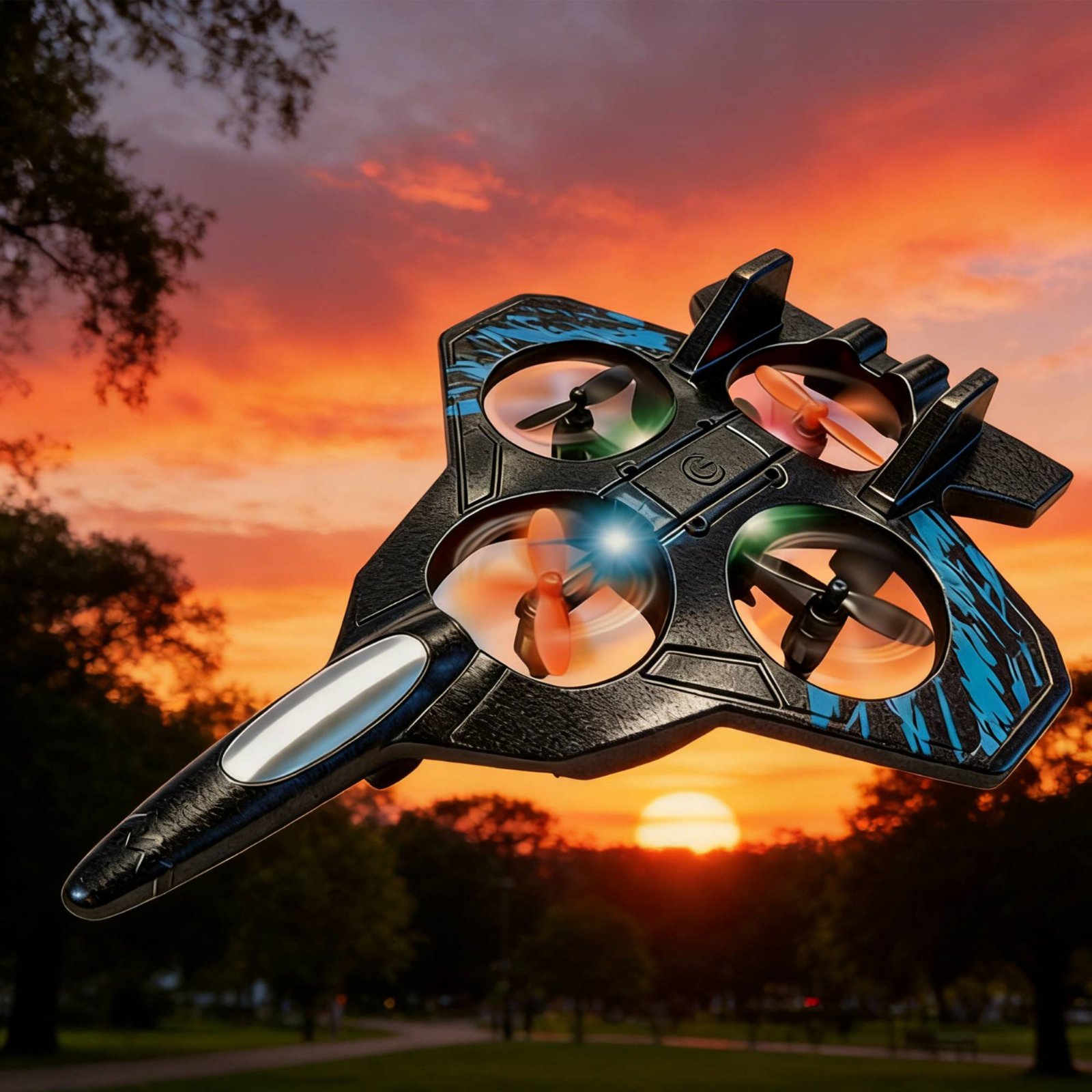 Akrobatik Drone Düşmeye Dayanı - Drone Rc Fighter Jet incelemesi ve fiyatı