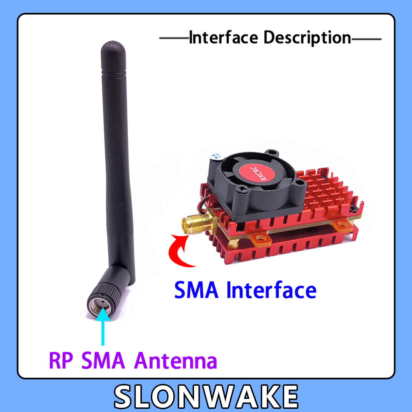 SLONWAKE 5.8G 2W VTX FPV 1800T - Drone Rcs incelemesi ve fiyatı