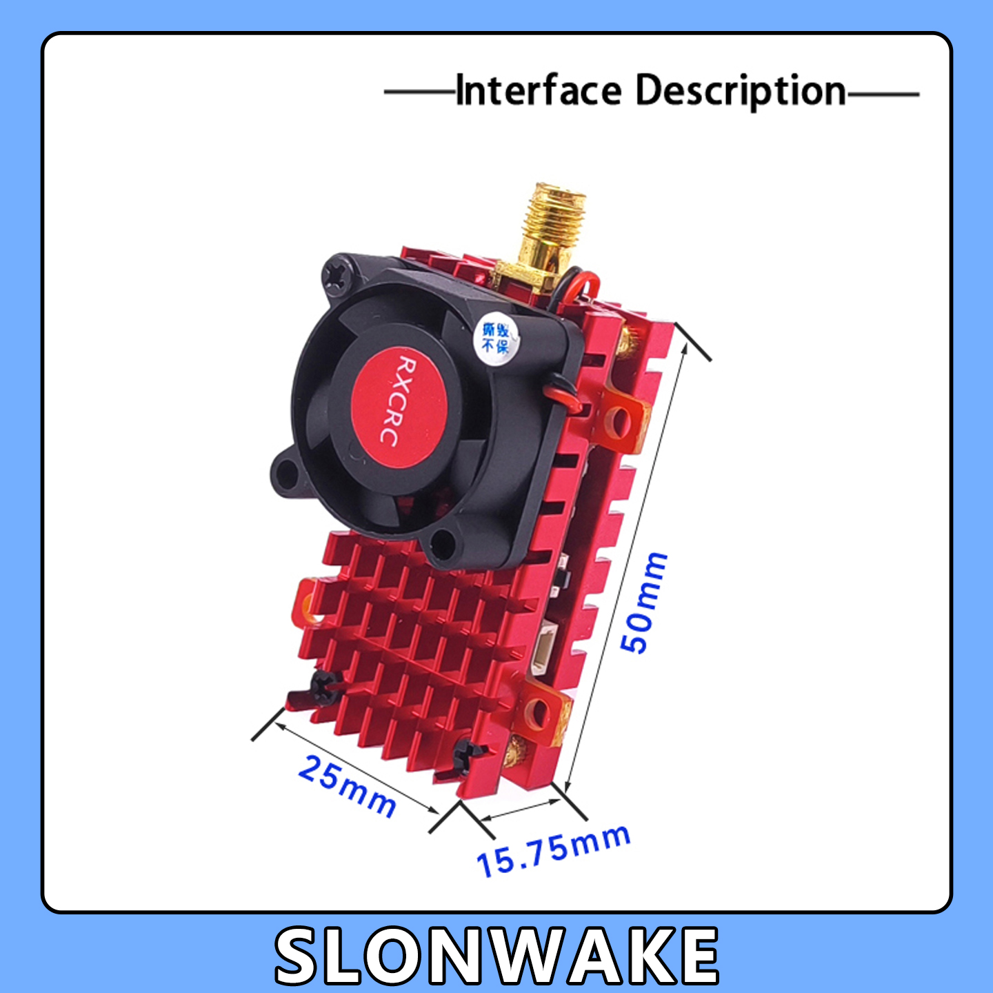 SLONWAKE 5.8G 2W VTX FPV 1800T - Drone Rcs incelemesi ve fiyatı