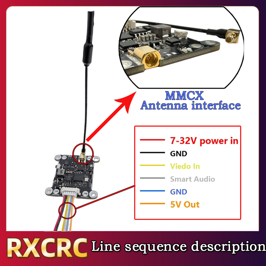 RXCRC 5.8G Modülü 48CH 1.6W VT - Drone Rc Controller incelemesi ve fiyatı