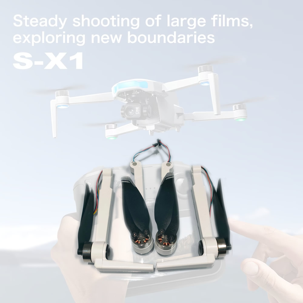 4 adet fırçasız motor kolu bıç - Drone X1 Rc incelemesi ve fiyatı