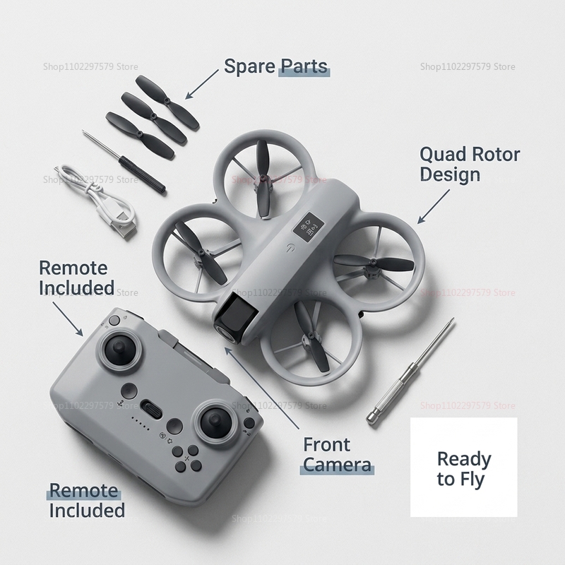 8K HD Kamera ile Mini Drone FP - Drone Without Rc incelemesi ve fiyatı