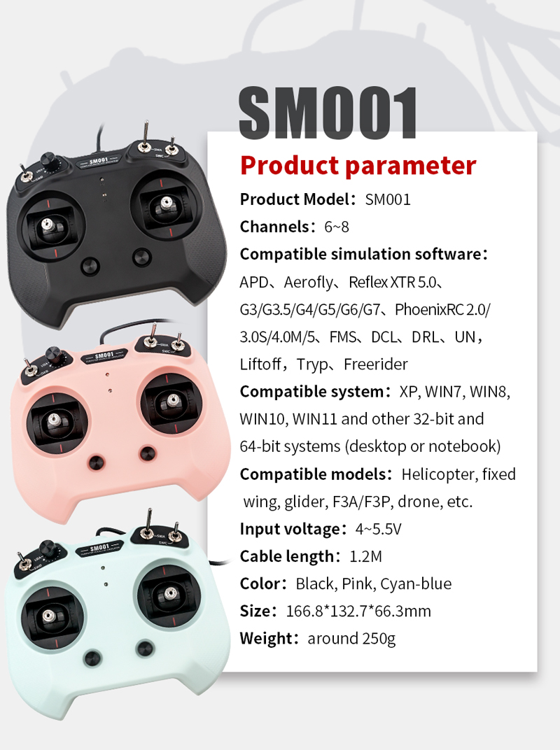 Flysky SM001 6/8CH RC Simülatö - Drone Rc Simulator incelemesi ve fiyatı
