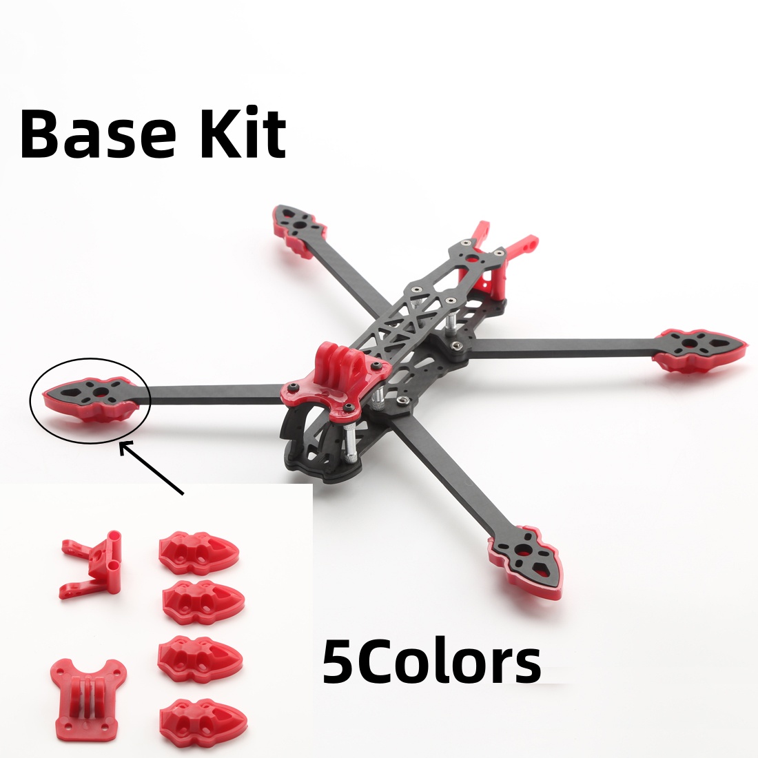 Mark4 5 inç / 7 inç FPV Çerçev - 3D Printed Drone Part incelemesi ve fiyatı