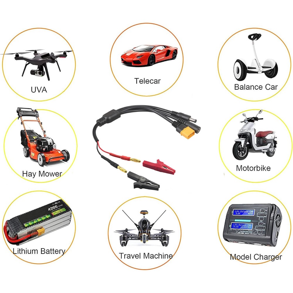 5'i 1 arada XT60 - 4mm Banana  - Drone Smart Rc incelemesi ve fiyatı